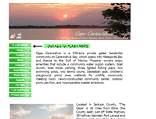 Tablet Screenshot of capecarancahuatexas.com